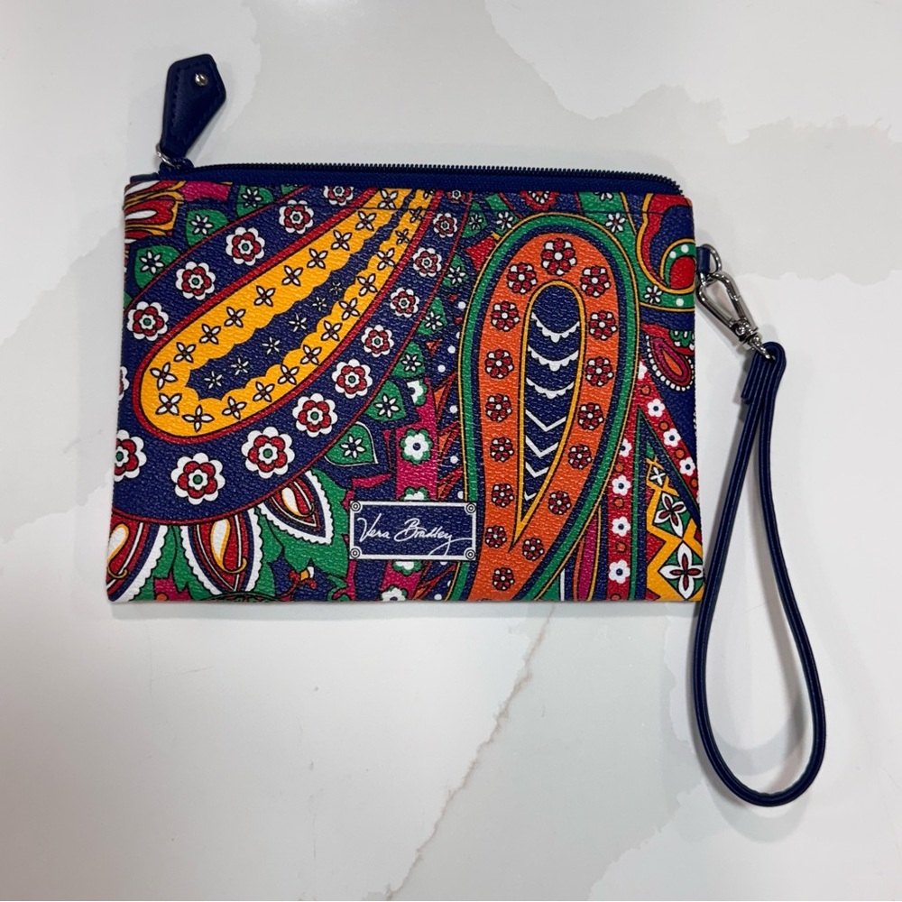 Vera Bradley Multicolor Paisley Wristlet Clutch - Picture 4 of 6